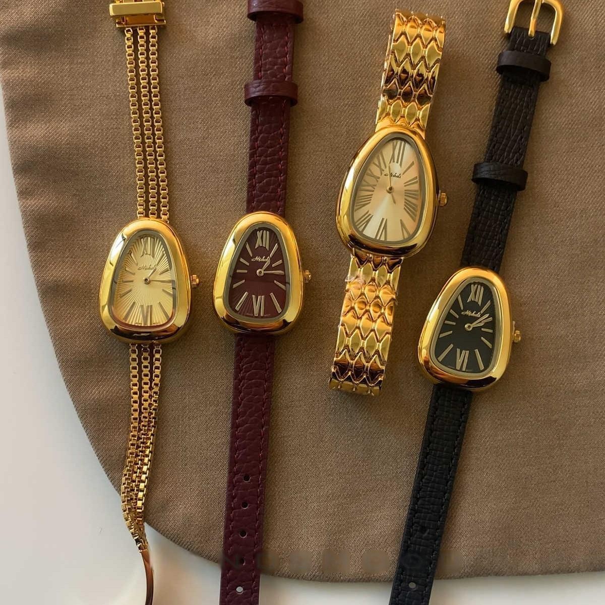 Milisa Mishali New Snakehead Watch High Sense Tassel Chain Women's Quartz Watch Cross-border Explosions