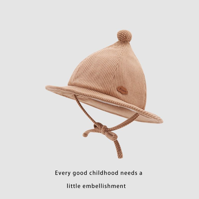 Sombrero de bebé primavera y otoño para niños pescador sombrero de color sólido sombrero para bebés estilo exterior nuevo hombre y mujer estilo universal otoño y invierno