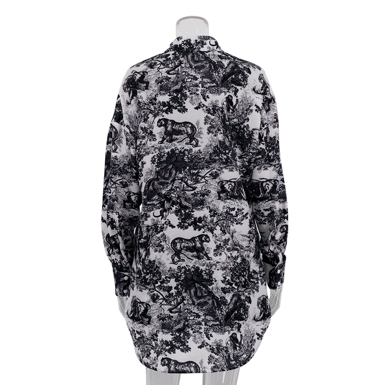 436g Weight Long Sleeve Sleeve Length Polyester Fabric Type Shorts Co-ord Set Sets Type 3 Pieces Set Quantity Holiday Occasion V Neck, Turndown Neckline Loose Fit Type Animal, Plant Pattern Summer, Spring Season Women's Gender Printing, Button Design Vintage Style, Streetwear Style Holiday Women's Vintage Style Streetwear Animal Plant Polyester Printing Button Shorts Co-ord Set Shorts Sets 9