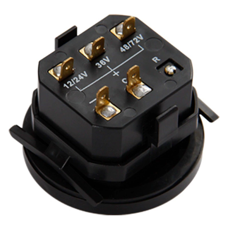 Электромобиль тележка для гольфа Электрический счетчик вилочный погрузчик Встроенная установка круглый индикатор мощности