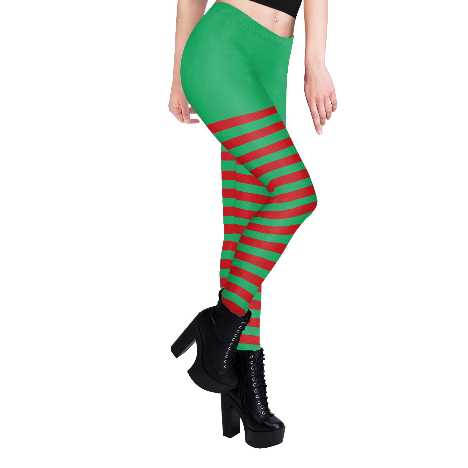 Christmas trousers, yoga clothing, leggings, European style, tight
