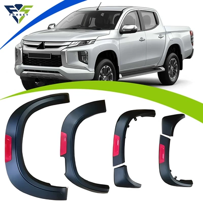 Suitable for 19-21 Mitsubishi Triton L200 body kit, anti-scratch mudguard decorative parts, wheel arch trim (Wheel eyebrow)