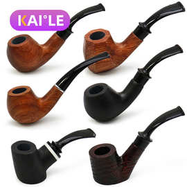 巴花木六件套短款木质烟斗烟具pipe送礼佳品过滤烟斗组合礼盒套装