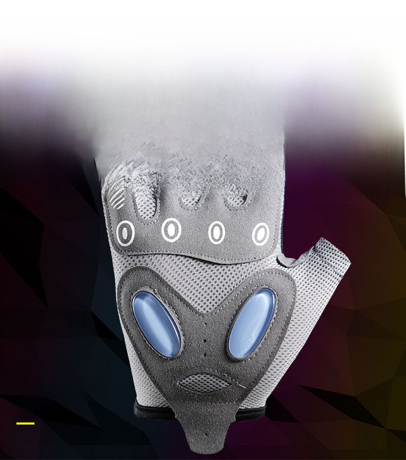 Fitness gloves women's half-finger equipment yoga breathable spinning cycling sports shockproof anti-skid A36-JSP_maomaolike.com