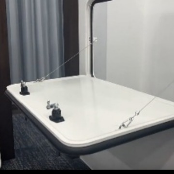 MD puerta de autocaravana remolque de aleación de aluminio con cerradura puerta de almacenamiento de equipaje fabricante de comercio exterior de aleación de aluminio