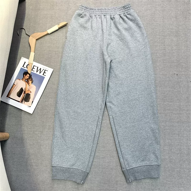 特价清仓 出道位6收藏开叉两穿灰色运动裤女春秋潮新款不退不换