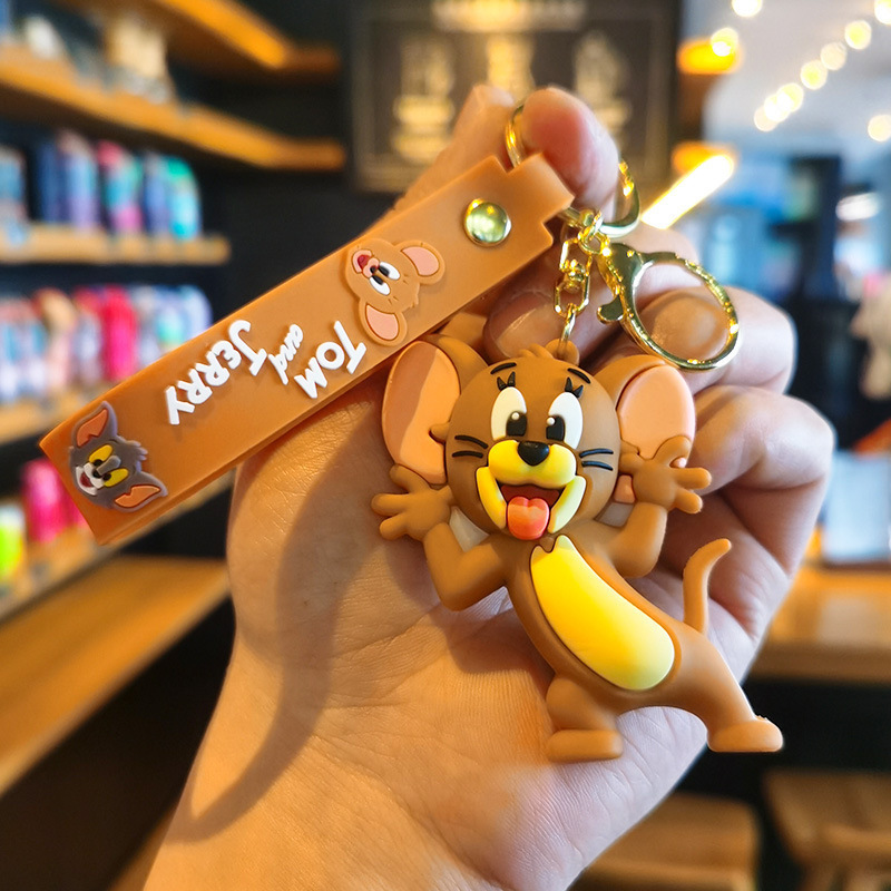 第3世代猫とネズミのキーホルダー クレーンゲームペンダント 大型トムキャットペンダント レディースキーホルダー ホームカップルモデル|undefined