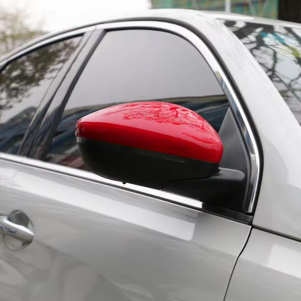 Suitable for Peugeot 2008 308 508 rearview mirror cover decorative adhesive type car exterior decoration