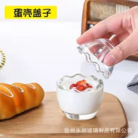 Прямые продажи яичной скорлупы стеклянная бутылка чашка пудинга высокотемпературная устойчивая чашка пудинга долгосрочный в наличии бутылка для пудинга