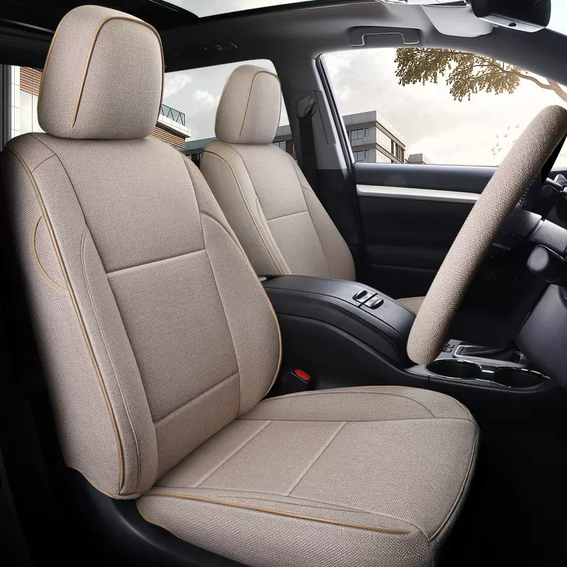22-2025款丰田皇冠陆放汉兰达七座专用汽车座套全包围四季座椅套