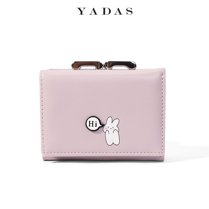 [Hola mascota] YADAS lindo bolso de cambio para mujeres Cartera de estudiantes Cartoon Cartera de mujeres