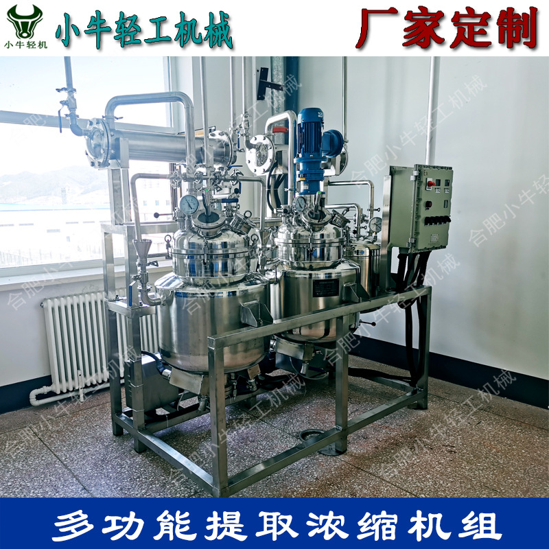 50L-100L电加热式中药提取设备实验室小型多功能提取浓缩回收机组