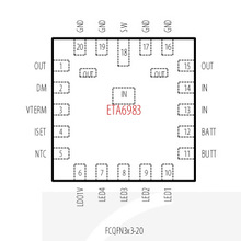 ETA6983/QFN3*3-20/全集成移动电源3合1 /钰泰