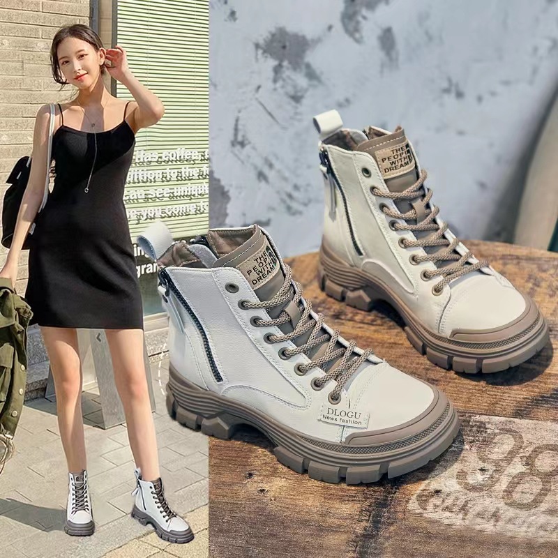 朱朱家马丁靴2023秋冬季新舒适百搭短靴女228826休闲百搭显瘦