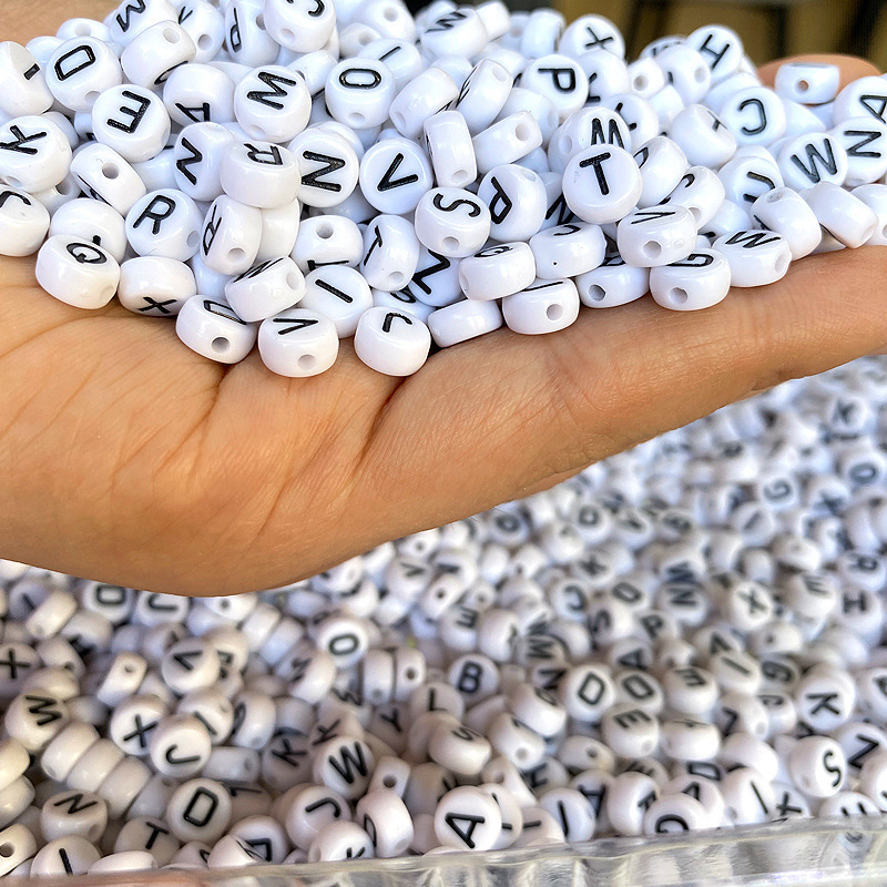 Acrylic toy with letters