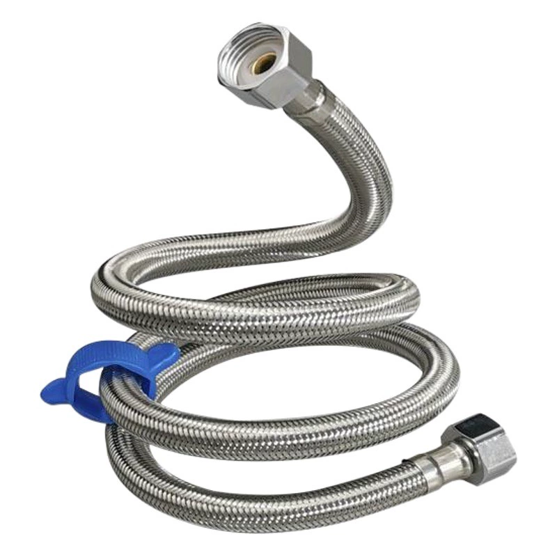 304 из нержавеющей стали тканая трубка с двойной головкой туалетный шланг водонагреватель холодная и горячая вода впускной шланг труба высокого давления оптом