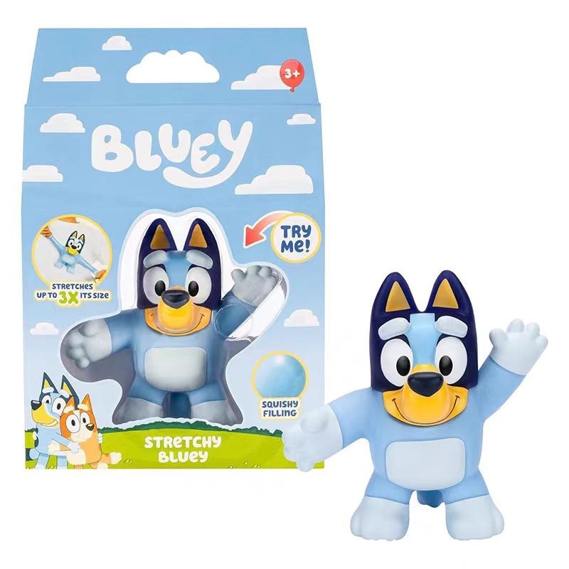 ブルーイと仲間たち ブルーイと仲間たち バスボール デコンプレッション ピンチ アウト グッズ フィギュア 4個セット|undefined