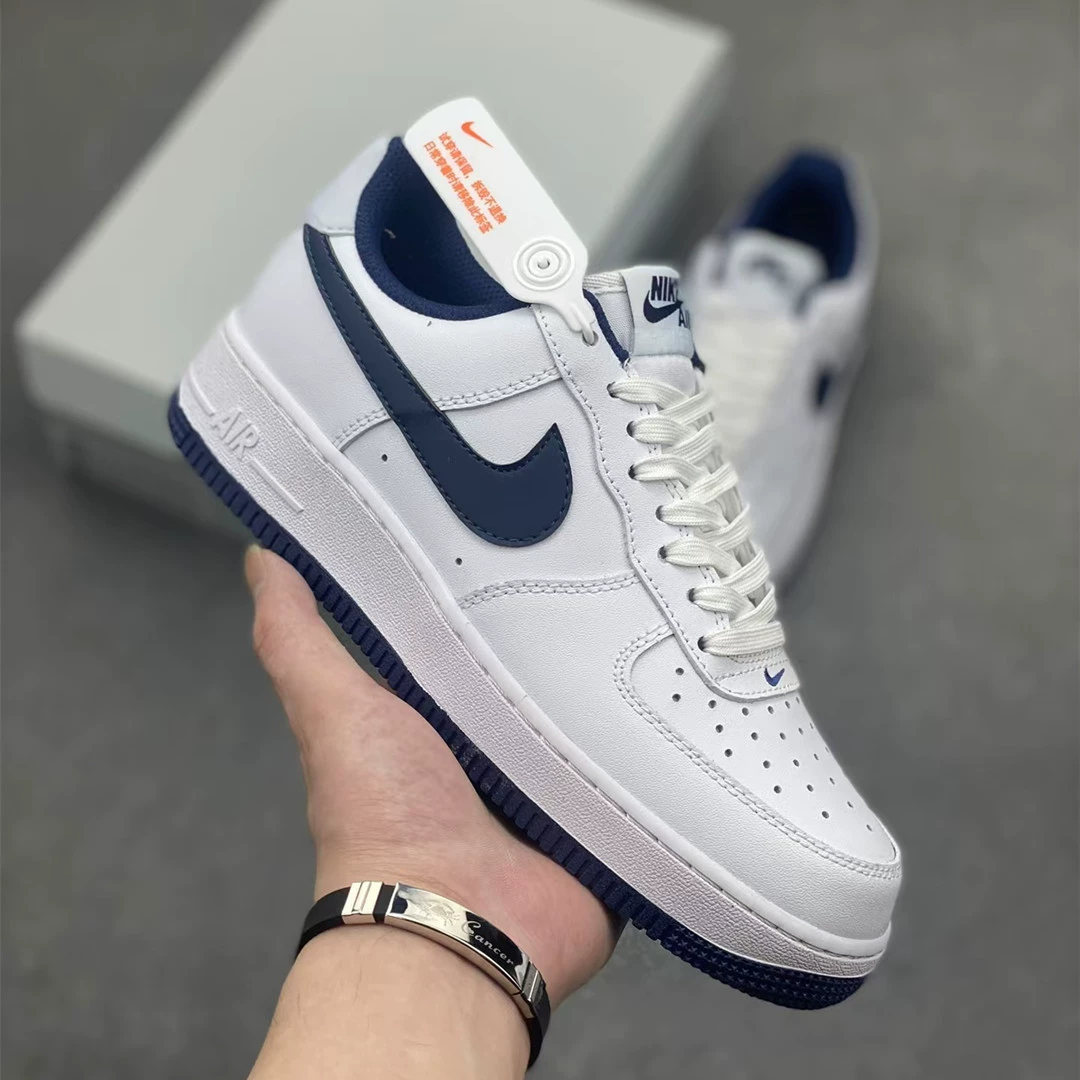 Nike Air Force 1, кожаные кроссовки для мужчин и женщин, белые кроссовки для отдыха