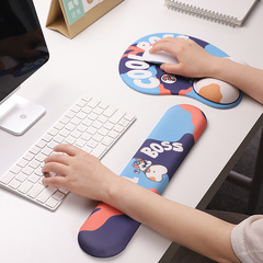Corgi memory foam keyboard hand rest wrist mouse pad cute comfortable wrist rest for girls creative office high-looking cartoon