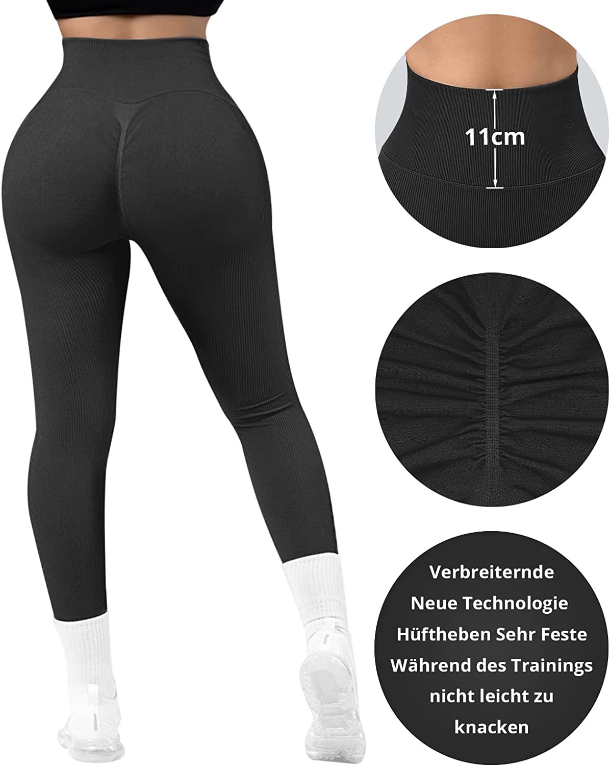 Sports Solid Color Nylon Active Bottoms Leggings