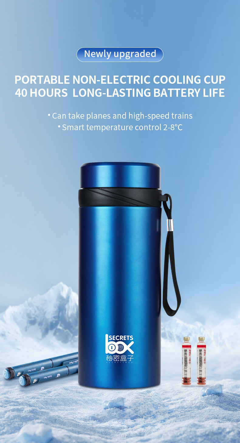 Secretsbox English Version Insulin Refrigerated Box Without Electric Ice Crystal Model Foreign Amazon