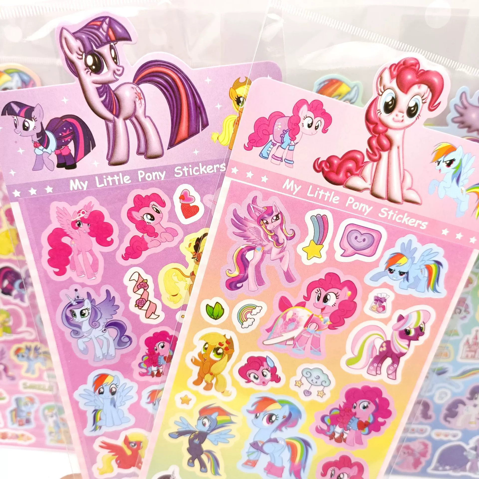 Детская любимая девушка сердце пони Поли лазерная наклейка для студентов с высоким значением лица креативная мультяшная наклейка для украшения стены