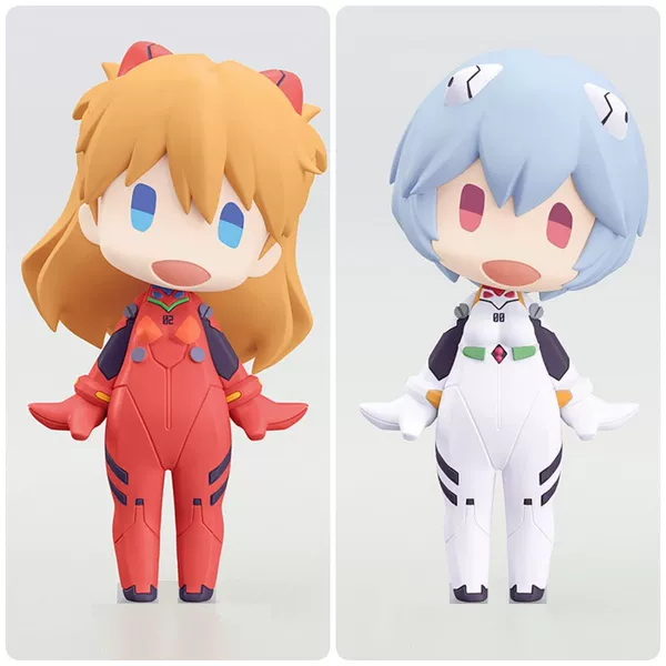 Rei Ayanami + Asuka-school uniform series [height about 10cm]