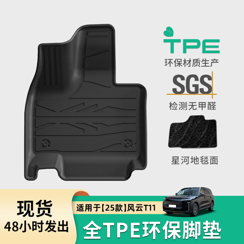 Chery Fengyun T11 üçün TPE döşəmə və baqaj xalçaları