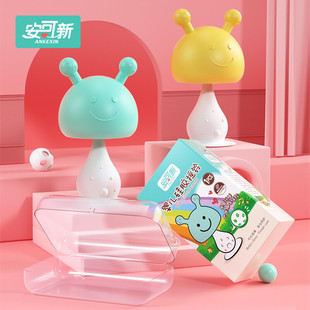 Anke New Baby bite music baby fruit bite bag fruit and vegetable food supplement device pacifier rattle can be boiled