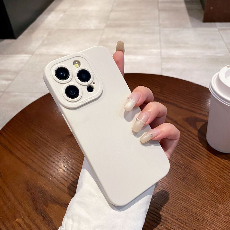 磨砂天使瞳眼适用于苹果16黑色软壳 iPhone15手机壳14pro保护套|undefined