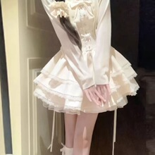 热嘉甜美小个子春夏穿搭超好看开衫外套蓬蓬蛋糕连衣裙套装潮