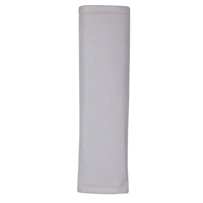 Silk, Comfortable and Soft Fabric, Seat belt shoulder pad - brushed-shoulder-pads-light-gray-pair