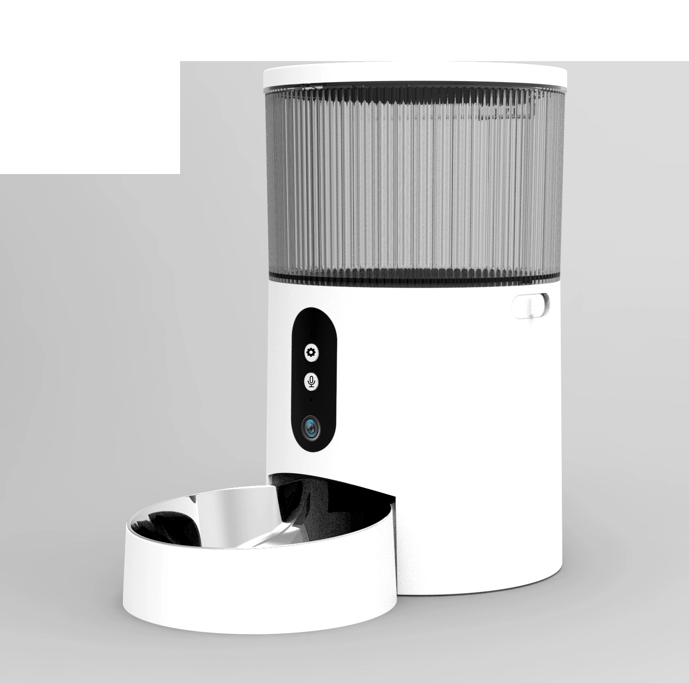 Когда интеллектуальная кормушка для домашних животных используется для количественного дистанционного кормления 3-литровых кошек и собак, фиксированная самокормушка