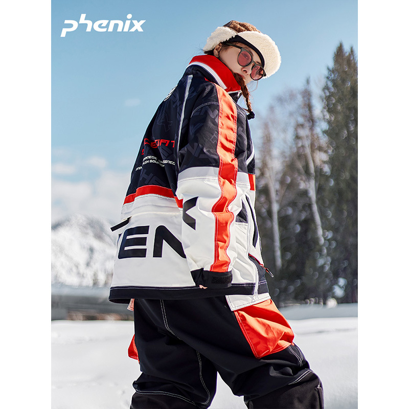 PHENIX PHOENIX SP27 스키 세트 남자와 여자의 새로운 면 따뜻한 싱글 및 더블 보드 방수 스노우 세트 세트