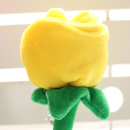 外国貿易の布芸の漫画のバラのぬいぐるみのカーテンのボタンは花束のシミュレーションの生け花の造花を刺して折れ曲がることができます。|undefined