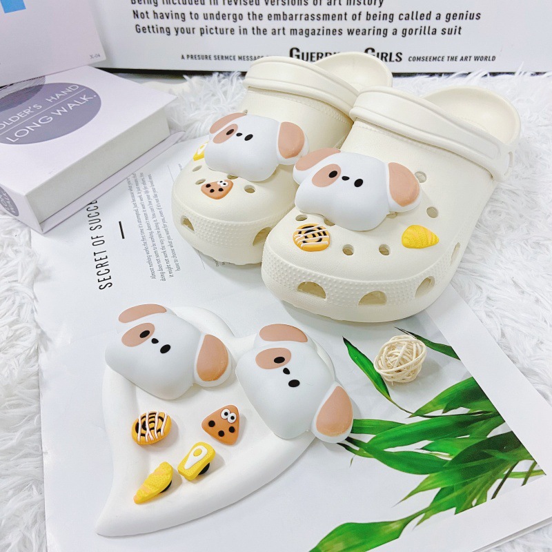 Hoyo Hoyo accesorios de zapatos lindos dibujos animados DIY botones de zapatos floral botones de zapatos accesorios botones de botones accesorios botones de PVC botones de zapatos