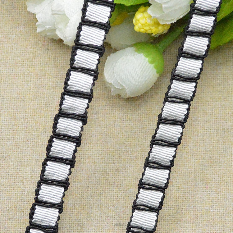 特种服装辅料　方形节花边 角型花边带 珠型花边带小花边  P141