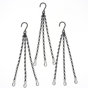 Amazon Hanging Basket Flower Pot Chain Orchid Basket Chain Metal Flower Pot Chain Garden Green Plant Hanging Chain Hanging Chain