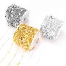 1米星星链/颈链（铜包铁）基础链条个性项链手链饰品diy配件 Y27