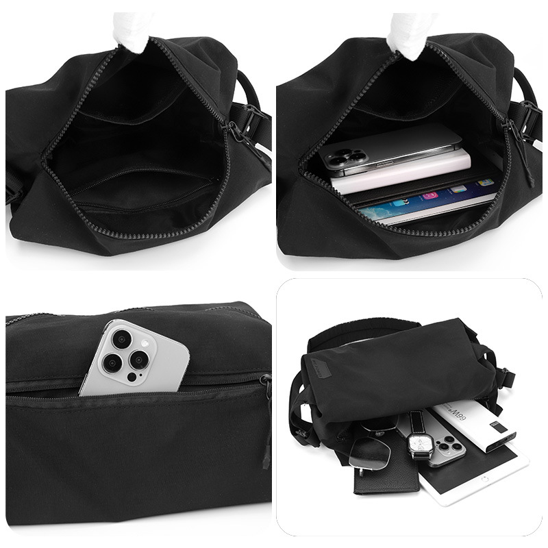 WEPOWER nuevo ocio versátil simple unidireccional bolsa de hombro para viajar bolsa de viaje ligera inclinada