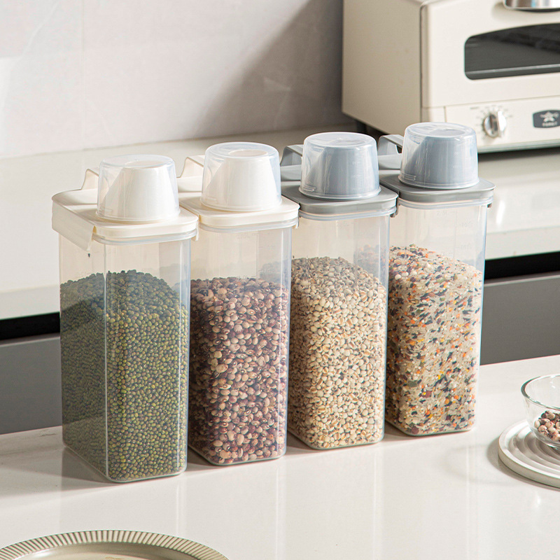 Rice Bucket, Grain Storage Container, Rice Box, Household Insect-Proof and Moisture-Proof Grain Storage Box, Sealed Jar, Fresh-Keeping Box Rice Bucket, Grain Storage Container, Rice Box, Household Insect-Proof and Moisture-Proof Grain Storage Box, Sealed Jar, Fresh-Keeping Box
