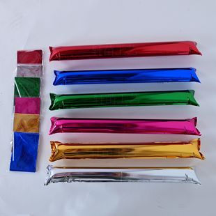 Hand-held aluminum film gas bat sports pull stick inflatable stick cheer stick refueling stick