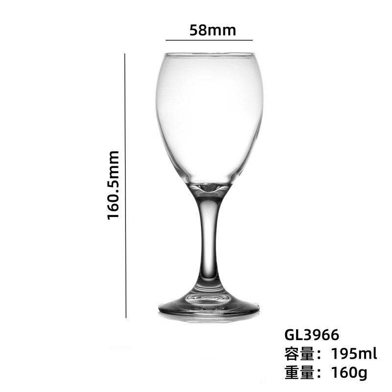 Taza de vino integral Taza de pie alto Taza de champán Taza de cerveza Taza de vino Taza de vino Impresión de logotipo de comercio electrónico