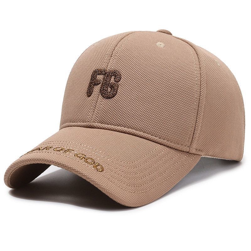 Minge de baseball cu litere FG cu cap mare pentru femei, respirabilă, versatilă, ediție coreeană, pentru Instagram, care arată fața mică_voghion.com