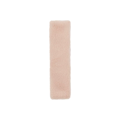 anti-tightening safety belt cover creative – Seat belt shoulder pad - rabbit-fur-shoulder-pad-milk-tea-color