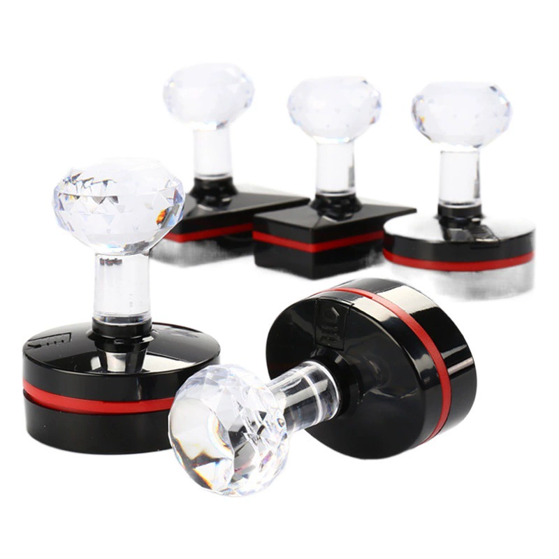 Круглая овальная длинная квадратная печать Материал хрустальной рукоятки светочувствительный штамп оптовая светочувствительная прокладка материал