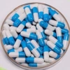 No. 4 blue and white 100 capsules