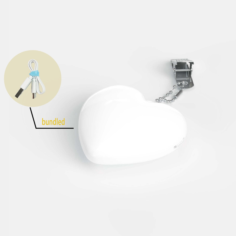 ハートシェイプタッチコントロールDimmable LEDナイトライト-Recharg|undefined