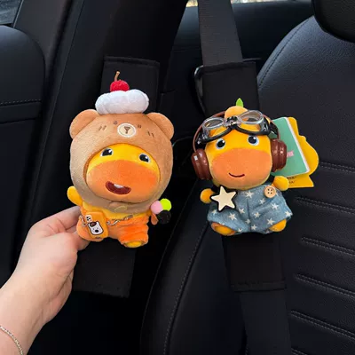 Seat belt shoulder pad Shoulder Pads, Car Seatbelt - shoulder-pads-roasted-bear-lulu-pilot-lulu-black-for-all-seasons
