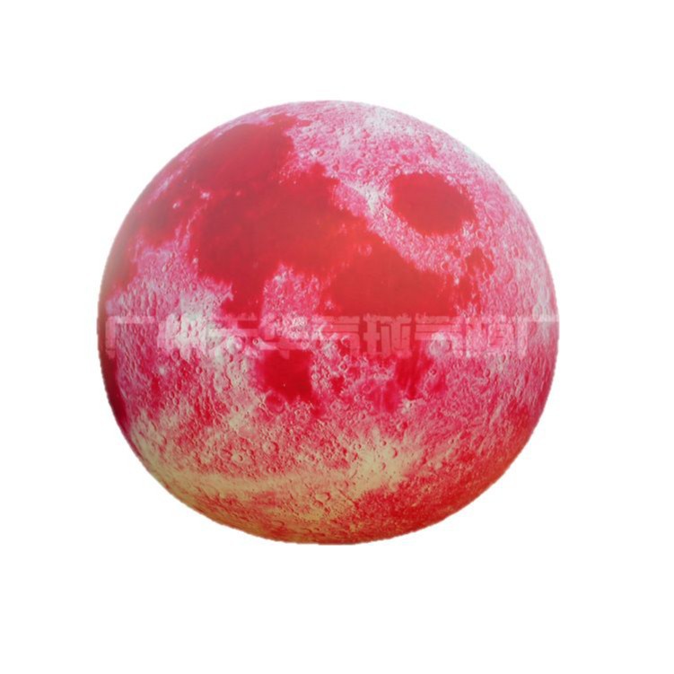 Fábrica al por mayor Festival de mediados de otoño gigante rojo inflable Luna modelo inflable Luna de PVC modelo inflable Luna modelo inflable